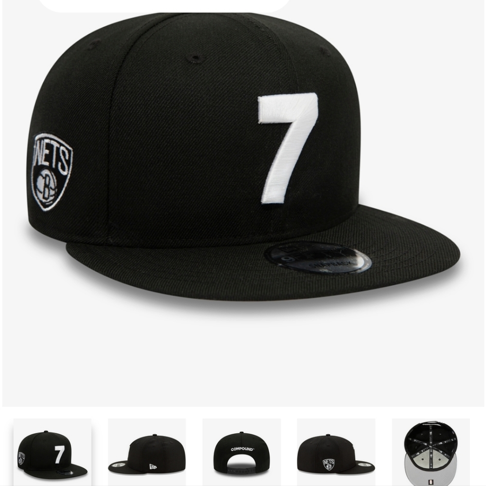 Brooklyn Nets Compound Black 9FIFTY Cap